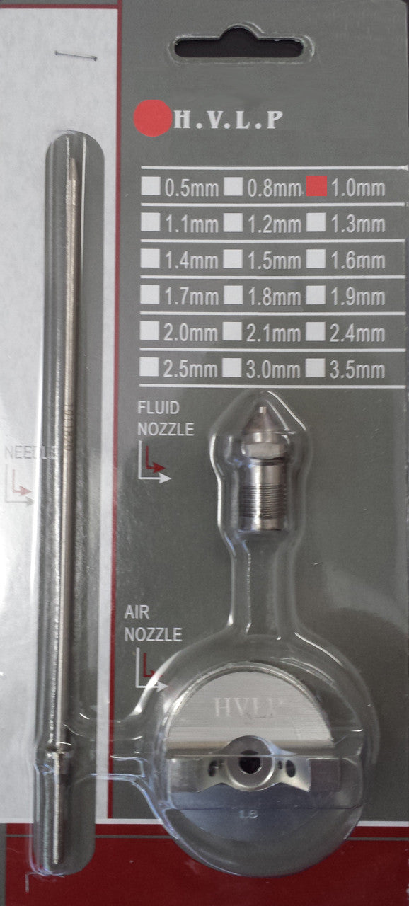 E7033 - 1.0mm Needle, Nozzle & Air Cap Kit