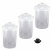 3M PPS 2.0 13.5oz (400mL) Lids & Liners with a Cap - 3 Pack